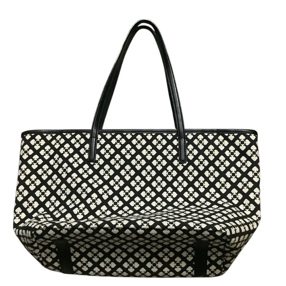 Kate Spade Black and Pink Patterned Tote